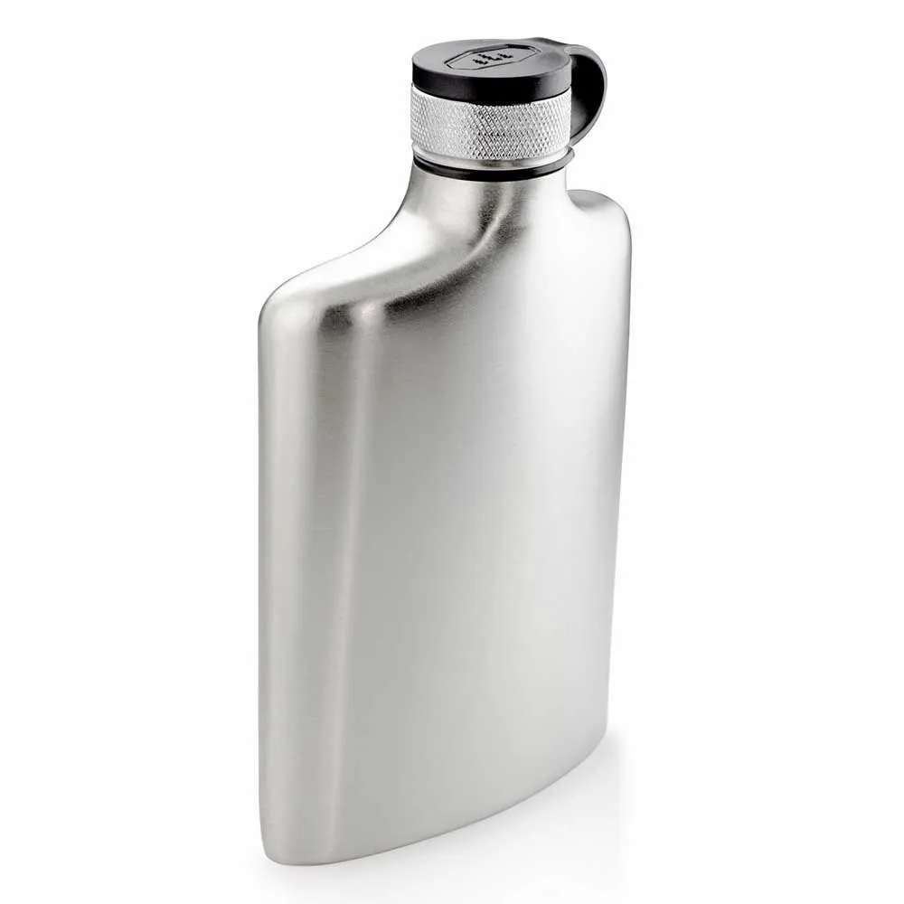 GSI Edelstahl Gletscher-hüftflasche 230ml, Silver, One Size GSI Edelstahl Gletscher-hüftflasche 230ml, Silver, One Size