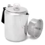 GSI Edelstahl Silikon Glacier Kaffeemaschine Mit Griff 9 Tasse, Silver, One Size