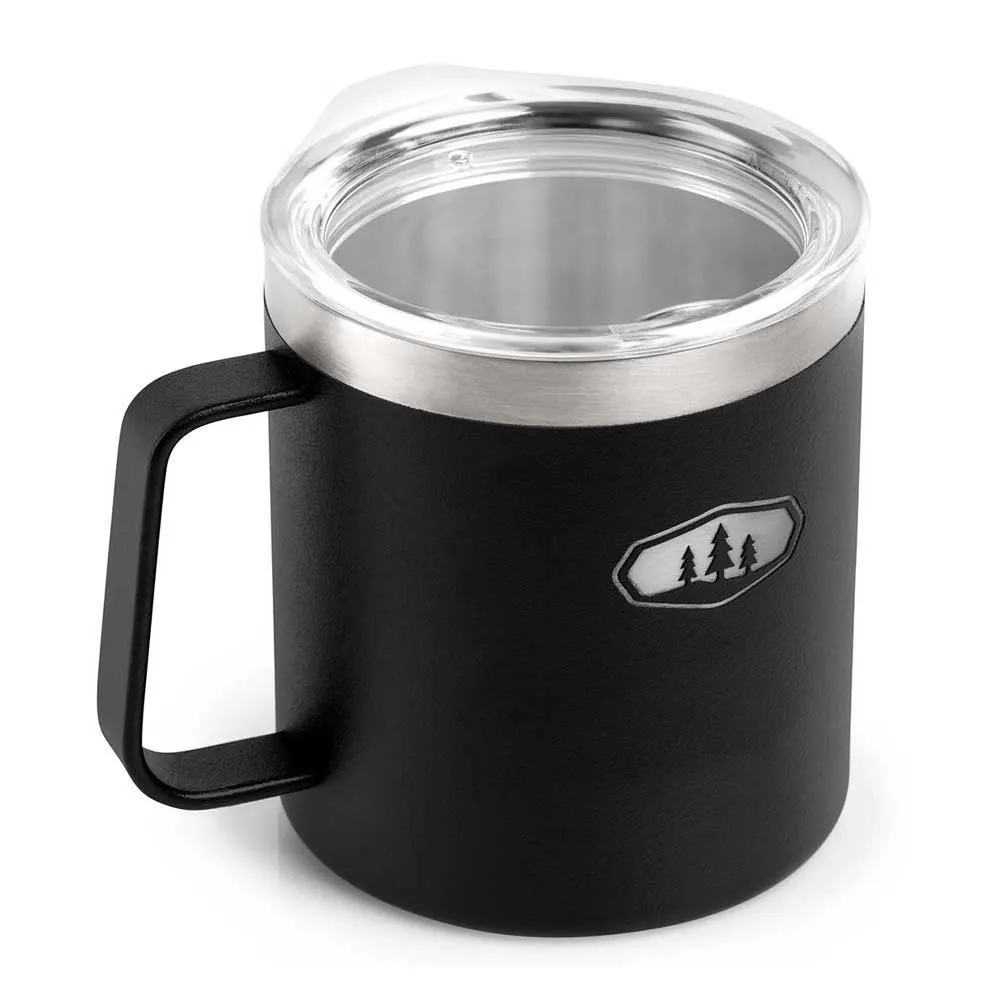 GSI Glacier 440ml Stainless Steel Tasse, Black, One Size GSI Glacier 440ml Stainless Steel Tasse, Black, One Size