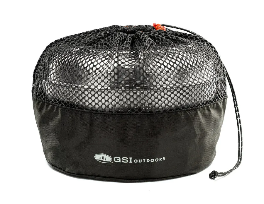GSI Glacier Base Camper Medium Küchenset Aus Edelstahl, Silver, One Size GSI Glacier Base Camper Medium Küchenset Aus Edelstahl, Silver, One Size