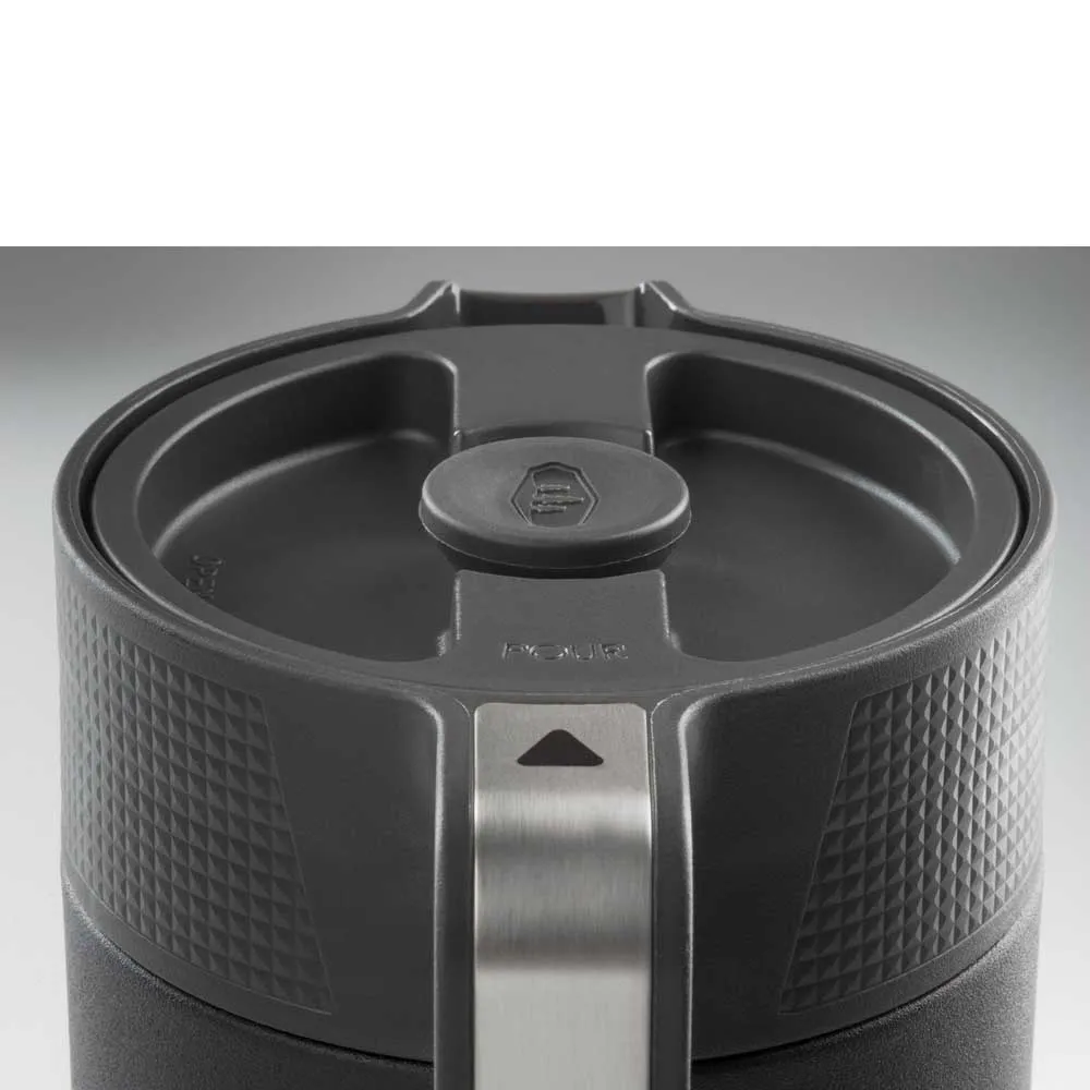 GSI Glacier Javapress 980ml Kaffeemaschine, Silver / black, One Size