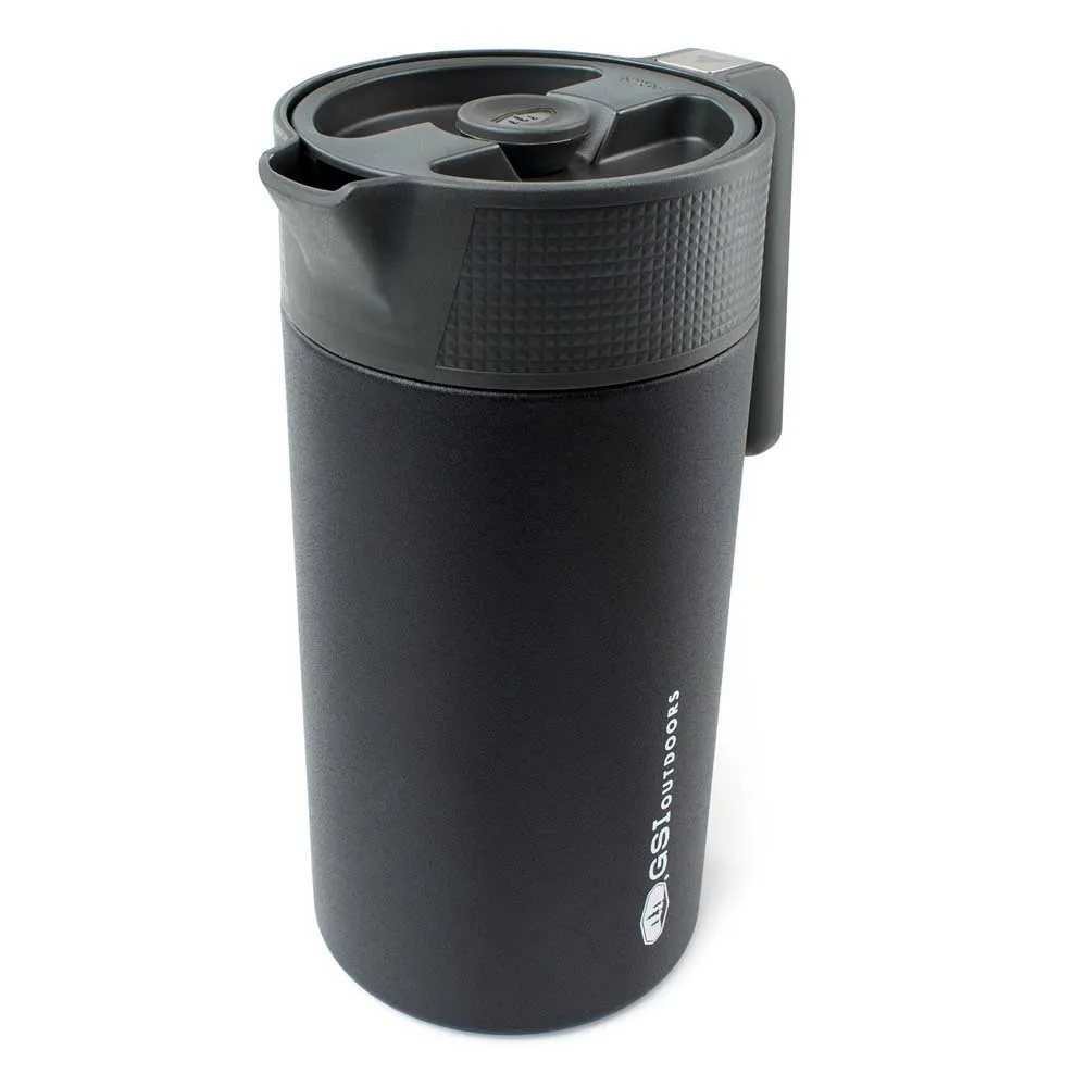 GSI Glacier Javapress 980ml Kaffeemaschine, Silver / black, One Size