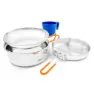 GSI Glacier Mess Küchenset, Silver, One Size