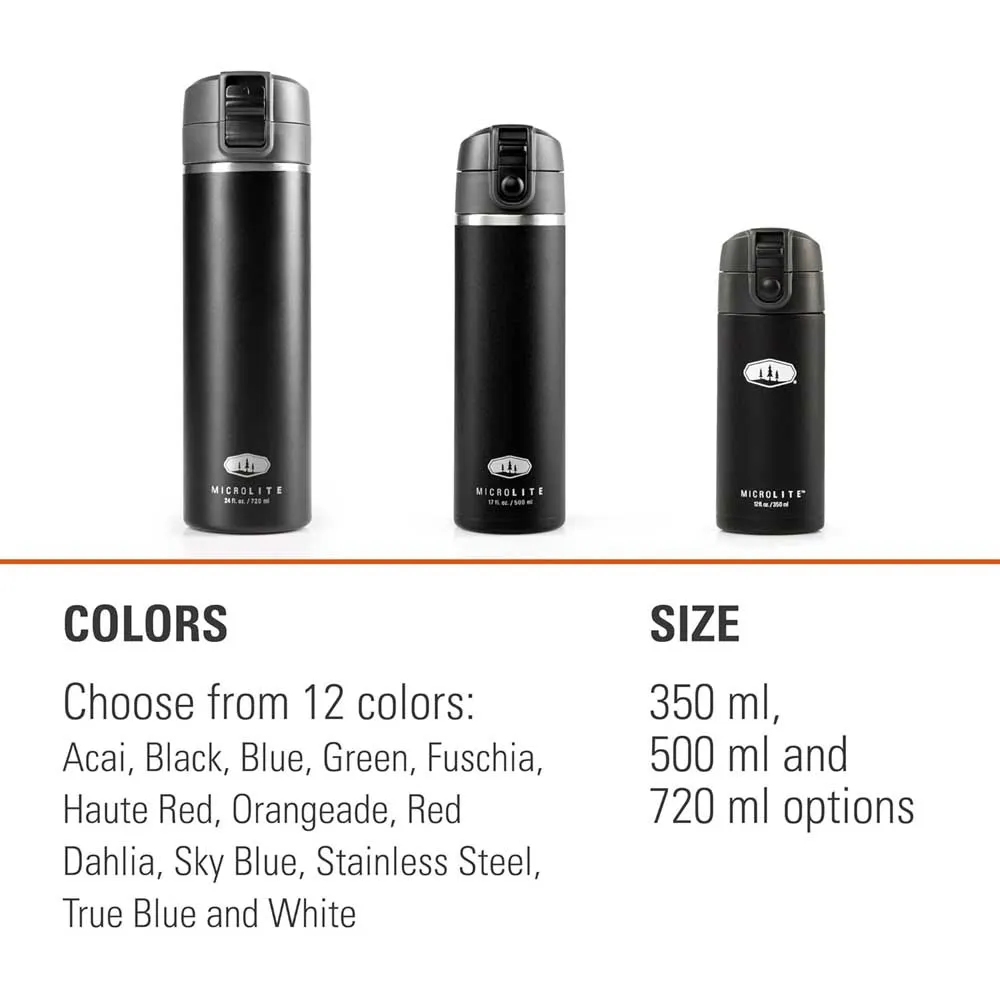 GSI Microlite Flip 500ml Thermosflasche, Black, One Size