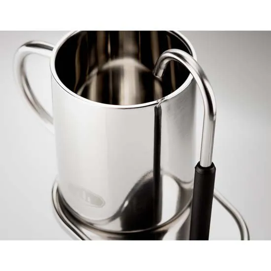 GSI Miniespresso Espresso-set 4 Tasse, Silver, One Size
