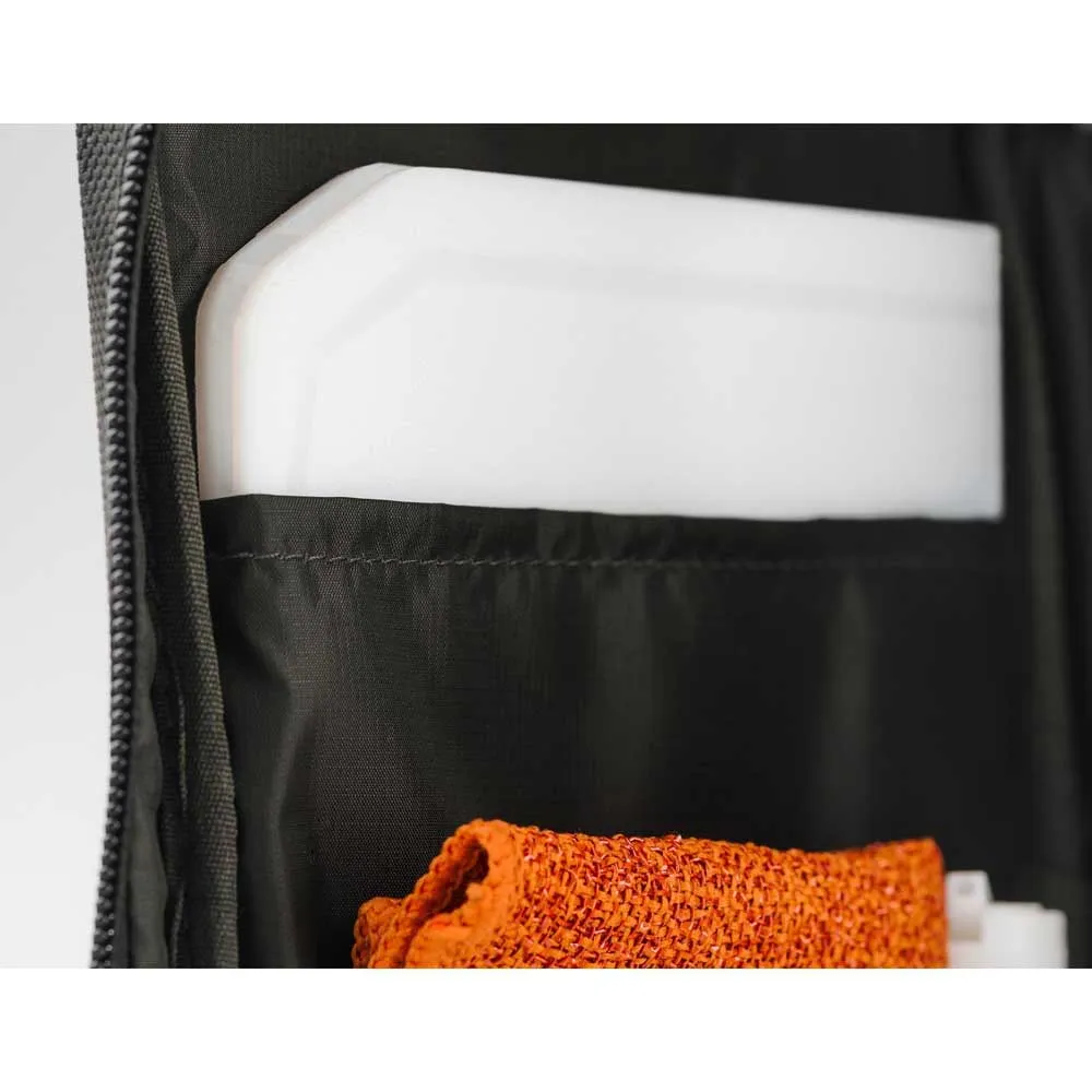 GSI Santoku Messerset, Black / orange, One Size GSI Santoku Messerset, Black / orange, One Size