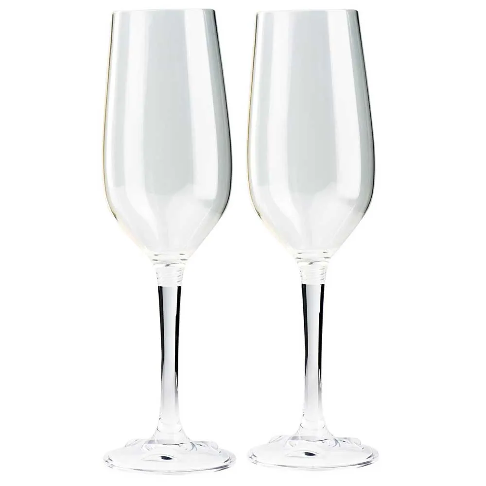 GSI Set Stapelbare Champagnerflöten 2 Einheiten, Clear, One Size