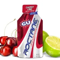GU Roctane Ultra Endurance Schachtel Mit Energiegelen Kirsche Und Limette 32g 24 Einheiten