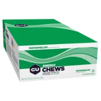 GU Schachtel Mit Energie-kaugummis Wassermelone 60g 12 Einheiten GU Schachtel Mit Energie-kaugummis Wassermelone 60g 12 Einheiten