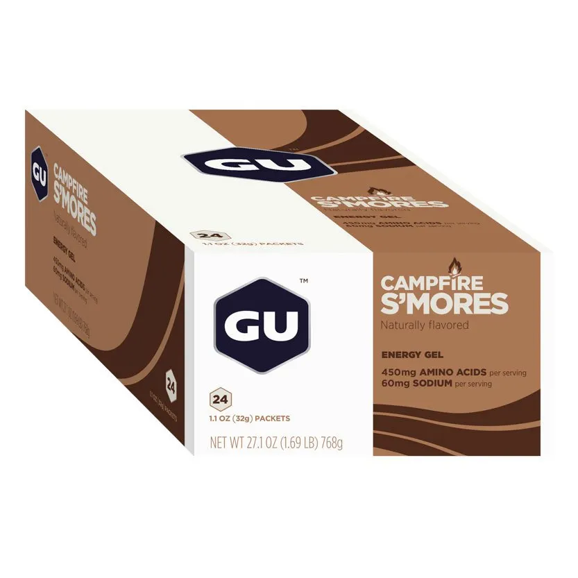 GU Schachtel Mit Energiegelen Lagerfeuer S´mores 32g 24 Einheiten, Brown, One Size GU Schachtel Mit Energiegelen Lagerfeuer S´mores 32g 24 Einheiten, Brown, One Size