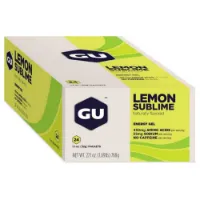 GU Schachtel Mit Energiegels Sublime Zitrone 24 Einheiten GU Schachtel Mit Energiegels Sublime Zitrone 24 Einheiten