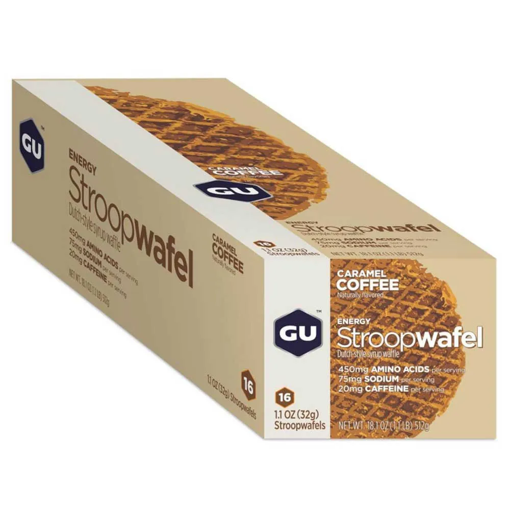 GU Stroopwafel & Karamell Koffie 16 Einheiten, One size GU Stroopwafel & Karamell Koffie 16 Einheiten, One size