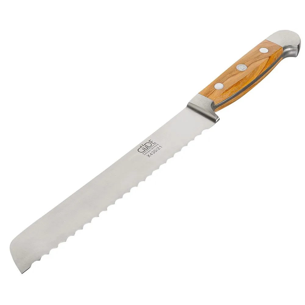 Güde Alpha Bread 21 Cm Messer, Olive wood, One Size Güde Alpha Bread 21 Cm Messer, Olive wood, One Size