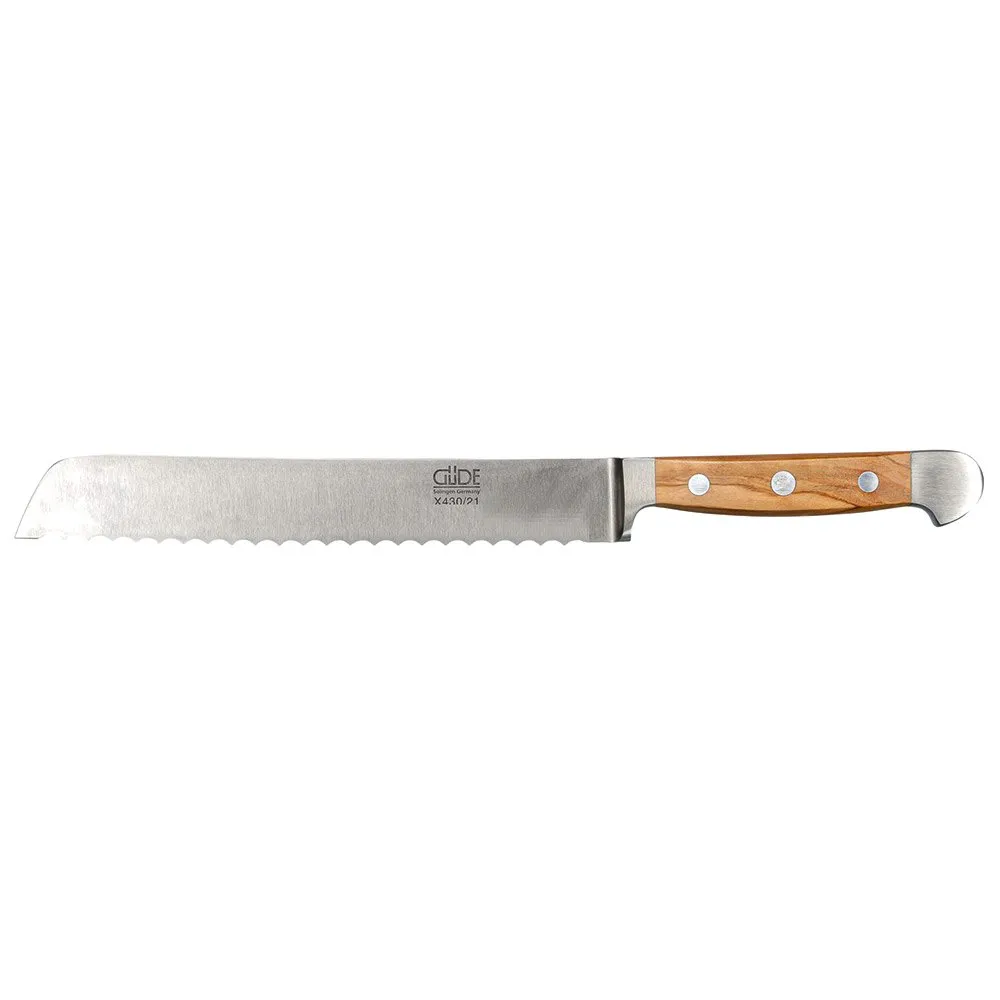 Güde Alpha Bread 21 Cm Messer, Olive wood, One Size Güde Alpha Bread 21 Cm Messer, Olive wood, One Size