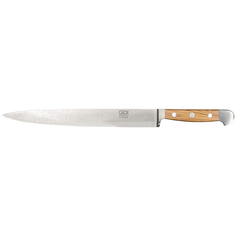Güde Alpha Ham 26 Cm Messer, Olive wood, One Size Güde Alpha Ham 26 Cm Messer, Olive wood, One Size