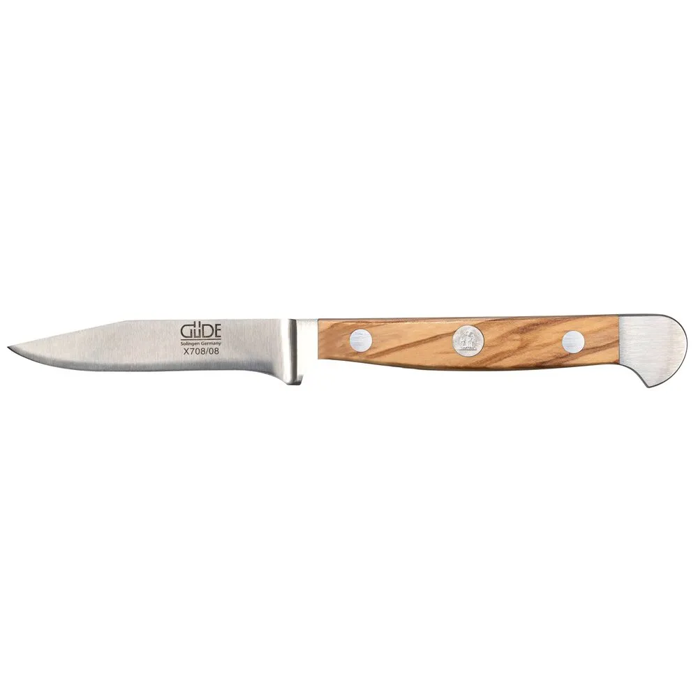 Güde Alpha Vegetable 8 Cm Messer, Olive wood, One Size Güde Alpha Vegetable 8 Cm Messer, Olive wood, One Size