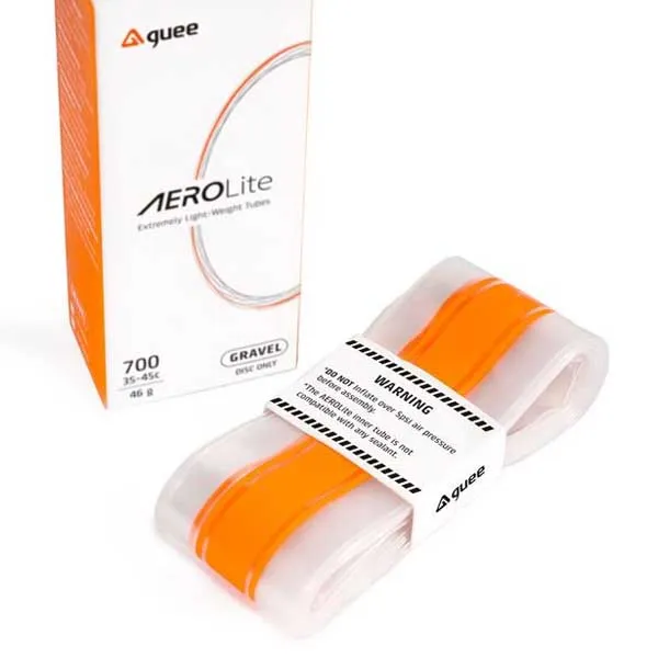Guee Aerolite Road Presta 75 Mm Fahrradschlauch, Clear / orange, 700C, 20-32 Guee Aerolite Road Presta 75 Mm Fahrradschlauch, Clear / orange, 700C, 20-32