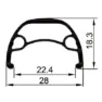 Gurpil 27.5´´ Cl Disc Mtb Hinterrad