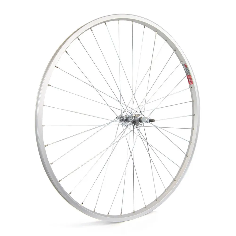 Gurpil 700c Steel Hinterrad, Silver, 9 x 130mm