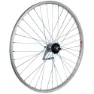Gurpil Aluminium 24 X 1.375 Back-pedal Rennrad-hinterrad, Silver, 9 x 110mm