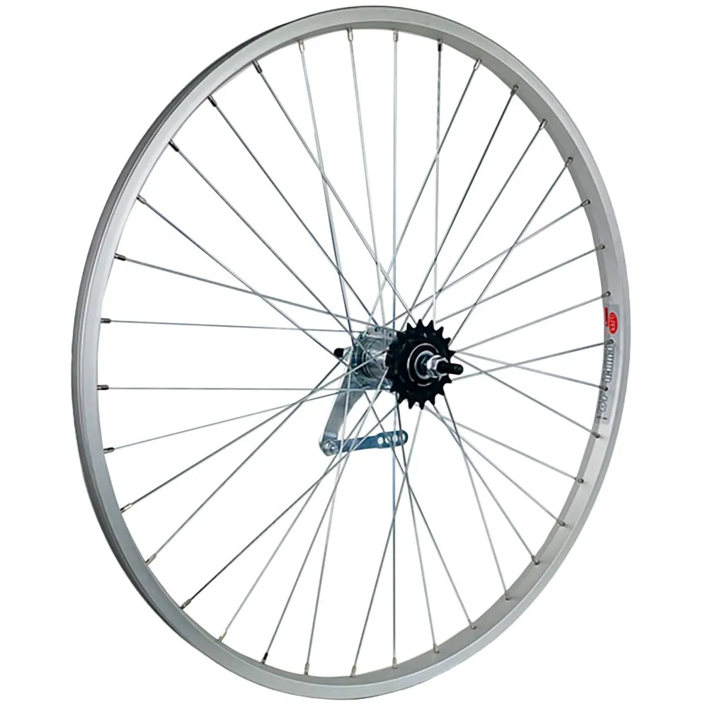 Gurpil Aluminium 24 X 1.375 Back-pedal Rennrad-hinterrad, Silver, 9 x 110mm Gurpil Aluminium 24 X 1.375 Back-pedal Rennrad-hinterrad, Silver, 9 x 110mm