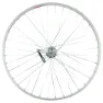Gurpil Aluminium 700 Back-pedal Tubular Hinterrad, Silver, 9 x 110mm