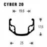 Gurpil Cyber 20 26´´ Disc Mtb Vorderrad, Black, 9 x 100mm