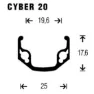 Gurpil Cyber 20 26´´ Mtb Hinterrad