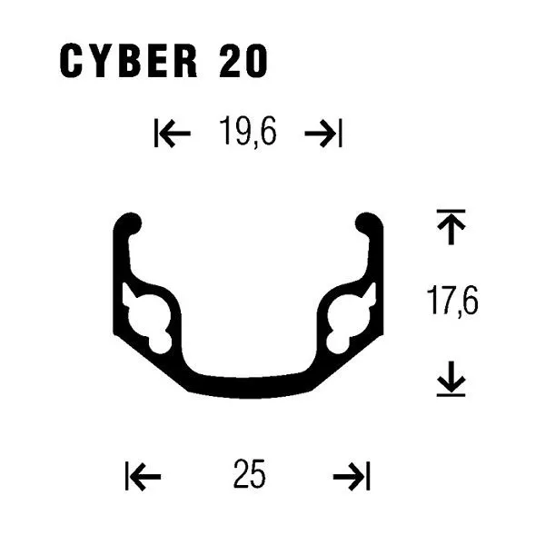 Gurpil Cyber 20 7s 26´´ Mtb Hinterrad Gurpil Cyber 20 7s 26´´ Mtb Hinterrad