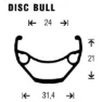 Gurpil Disc Bull 26´´ Cl Disc Mtb Hinterrad, Black, 9 x 135mm, Shimano/Sram HG