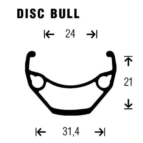 Gurpil Disc Bull 26´´ Cl Mtb Vorderrad, Black, 9 x 100mm