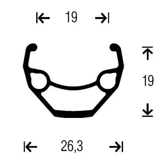 Gurpil Nainer Disc Intl 29´´ Mtb Vorderrad, Black, 9 x 100mm