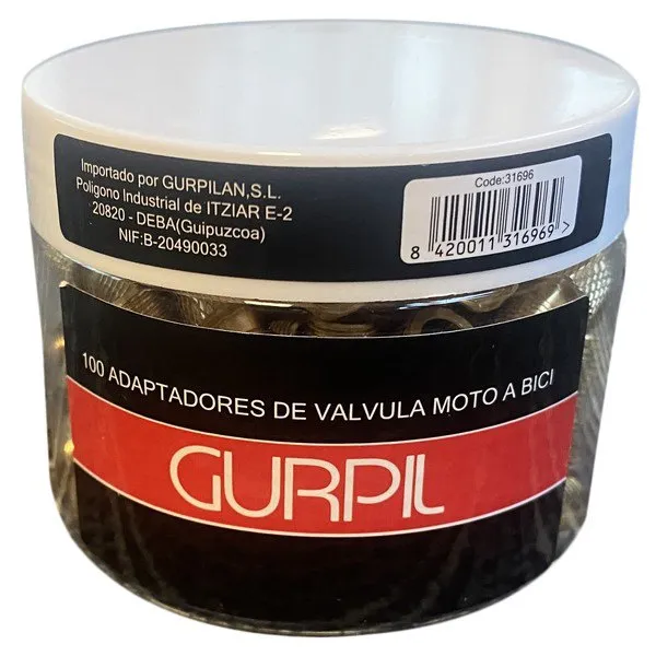 Gurpil Ventiladapter 100 Einheiten, Gold, One Size Gurpil Ventiladapter 100 Einheiten, Gold, One Size