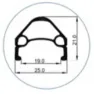 Gurpil Xm 27.5´´ 6b Disc Mtb Vorderrad, Black, 9 x 100mm