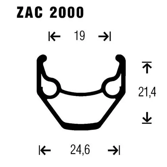 Gurpil Zac 26´´ 6b Disc Mtb Vorderrad, Black, 9 x 100mm