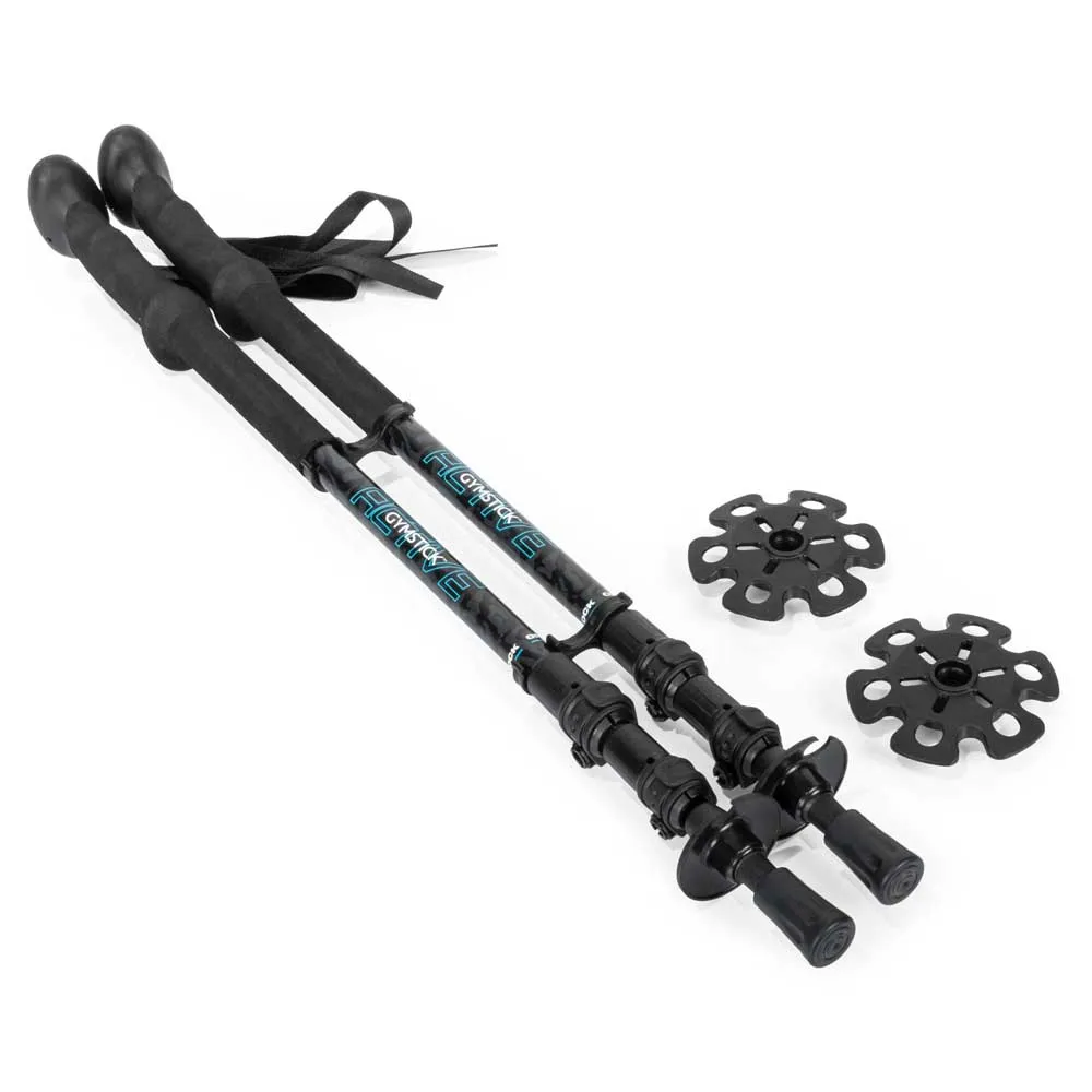 Gymstick Active Stöcke, Black, 65-135cm Gymstick Active Stöcke, Black, 65-135cm