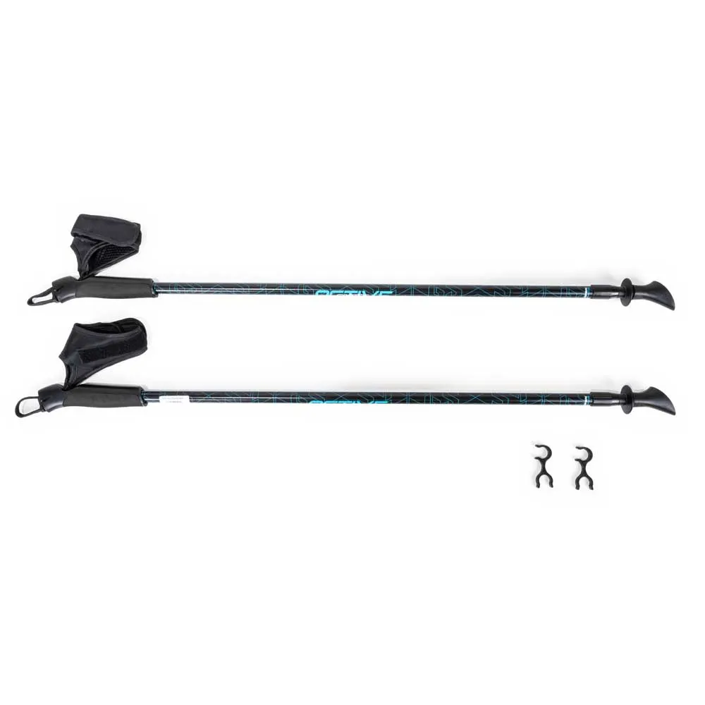 Gymstick Active Walker Stöcke, Black, 85-135cm Gymstick Active Walker Stöcke, Black, 85-135cm
