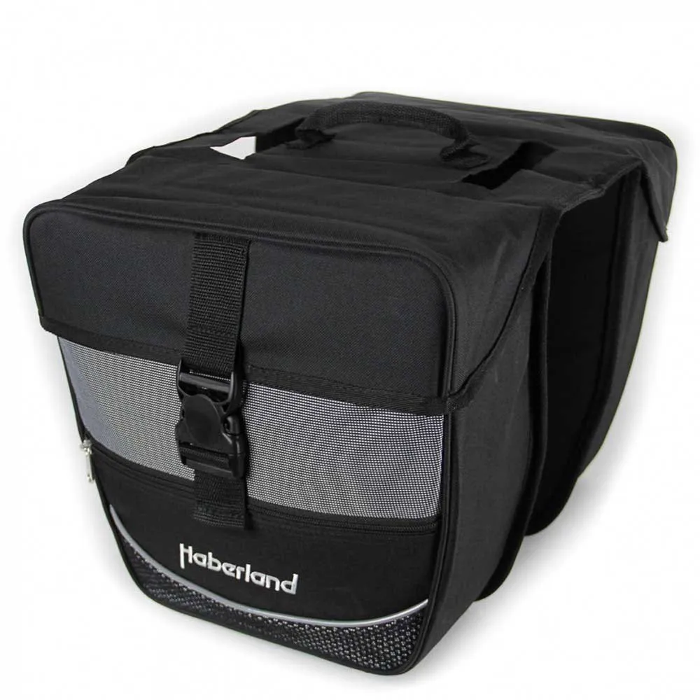 Haberland Einsteiger Serie Fahrradtaschen 25l, Black / silver, One Size Haberland Einsteiger Serie Fahrradtaschen 25l, Black / silver, One Size