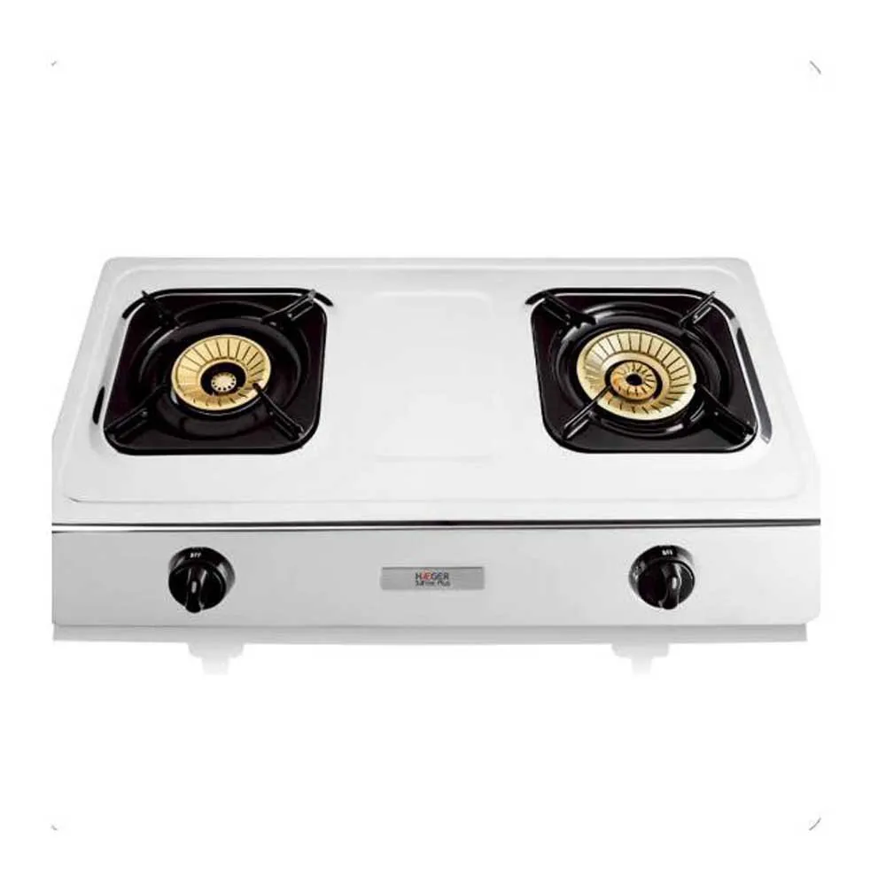 Haeger Safine Plus Gaskocher Campingküche 2 Brennern, White, One Size