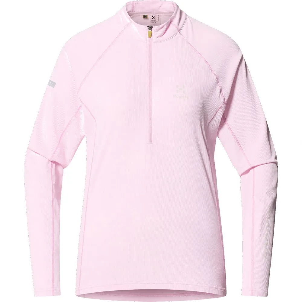 Haglöfs L.i.m Tempo Trail Halbreißverschluss-sweatshirt, Fresh pink Haglöfs L.i.m Tempo Trail Halbreißverschluss-sweatshirt, Fresh pink