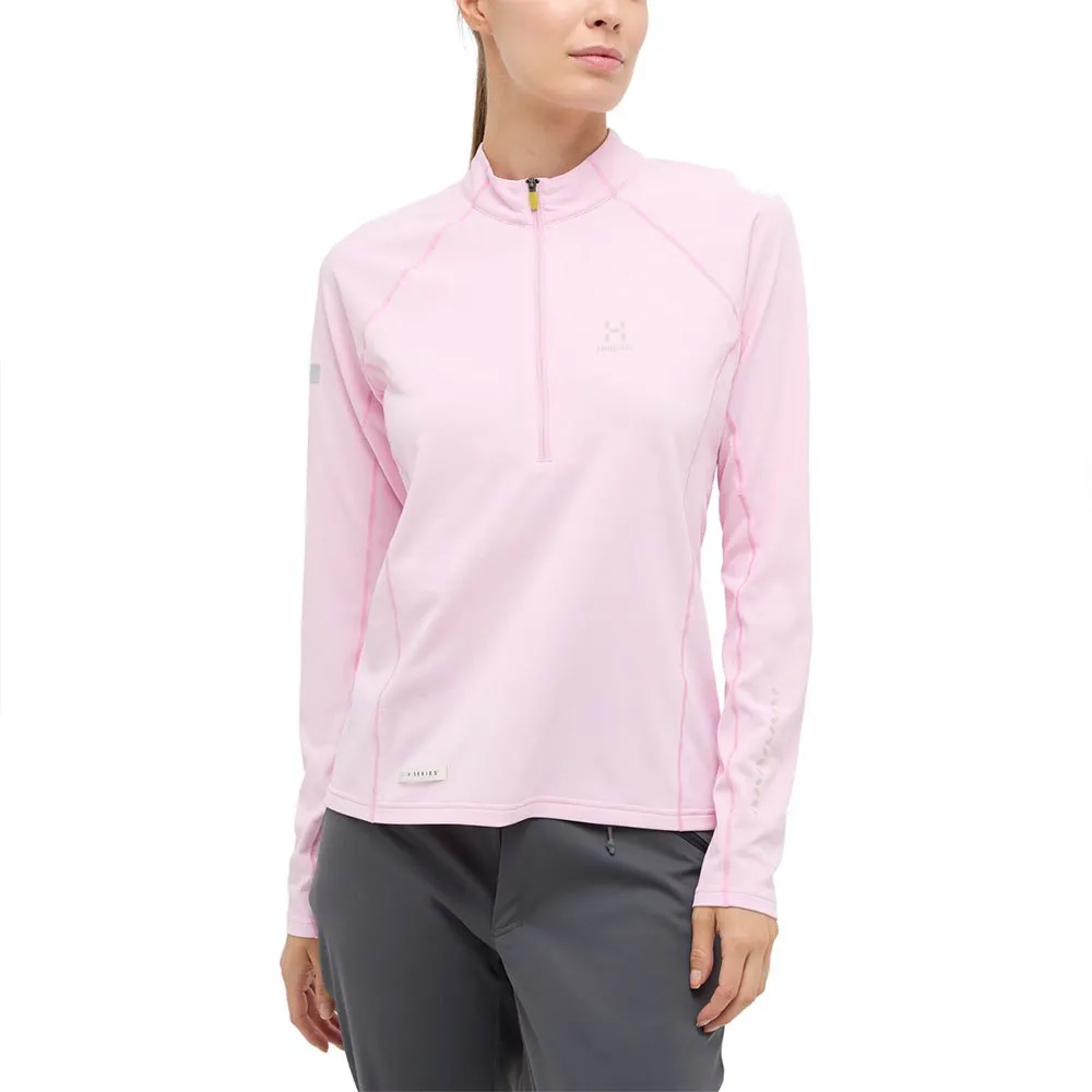 Haglöfs L.i.m Tempo Trail Halbreißverschluss-sweatshirt, Fresh pink Haglöfs L.i.m Tempo Trail Halbreißverschluss-sweatshirt, Fresh pink