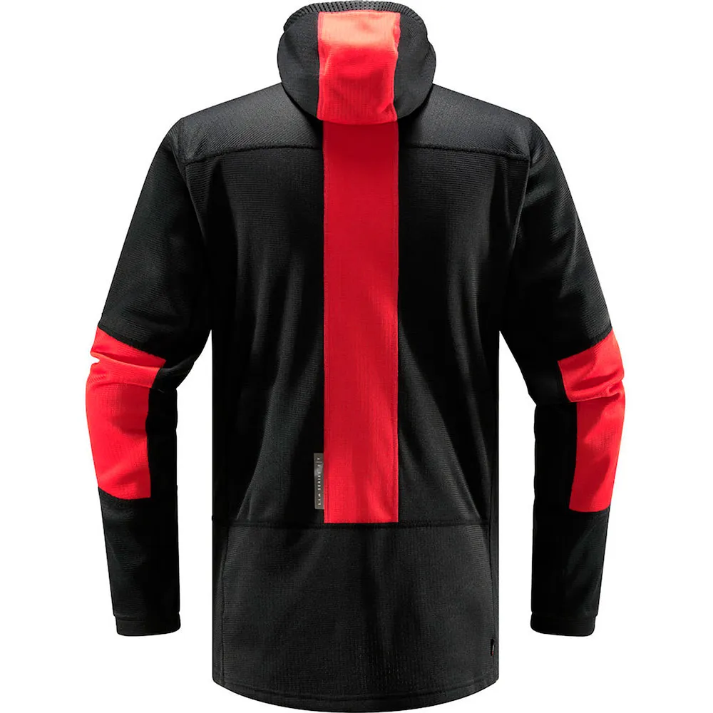 Haglöfs L.i.m Zt Sync 1 Mid Jacke, True black / zenith red 1