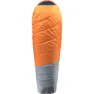 Haglöfs Moonlite -1ºc Schlafsack, Tangerine / gravel grey, Left Zipper