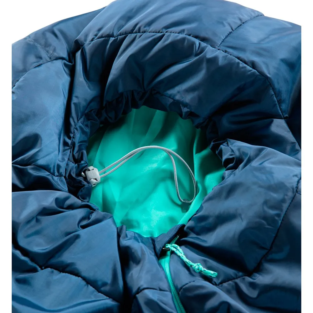 Haglöfs Musca -1ºc Schlafsack, Midnight blue / mint, Left Zipper Haglöfs Musca -1ºc Schlafsack, Midnight blue / mint, Left Zipper
