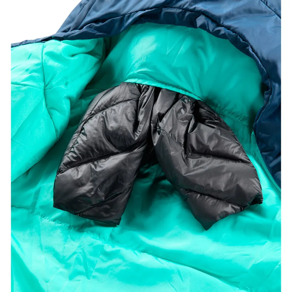 Haglöfs Musca -1ºc Schlafsack, Midnight blue / mint, Left Zipper Haglöfs Musca -1ºc Schlafsack, Midnight blue / mint, Left Zipper