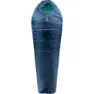 Haglöfs Musca -1ºc Schlafsack, Midnight blue / mint, Left Zipper
