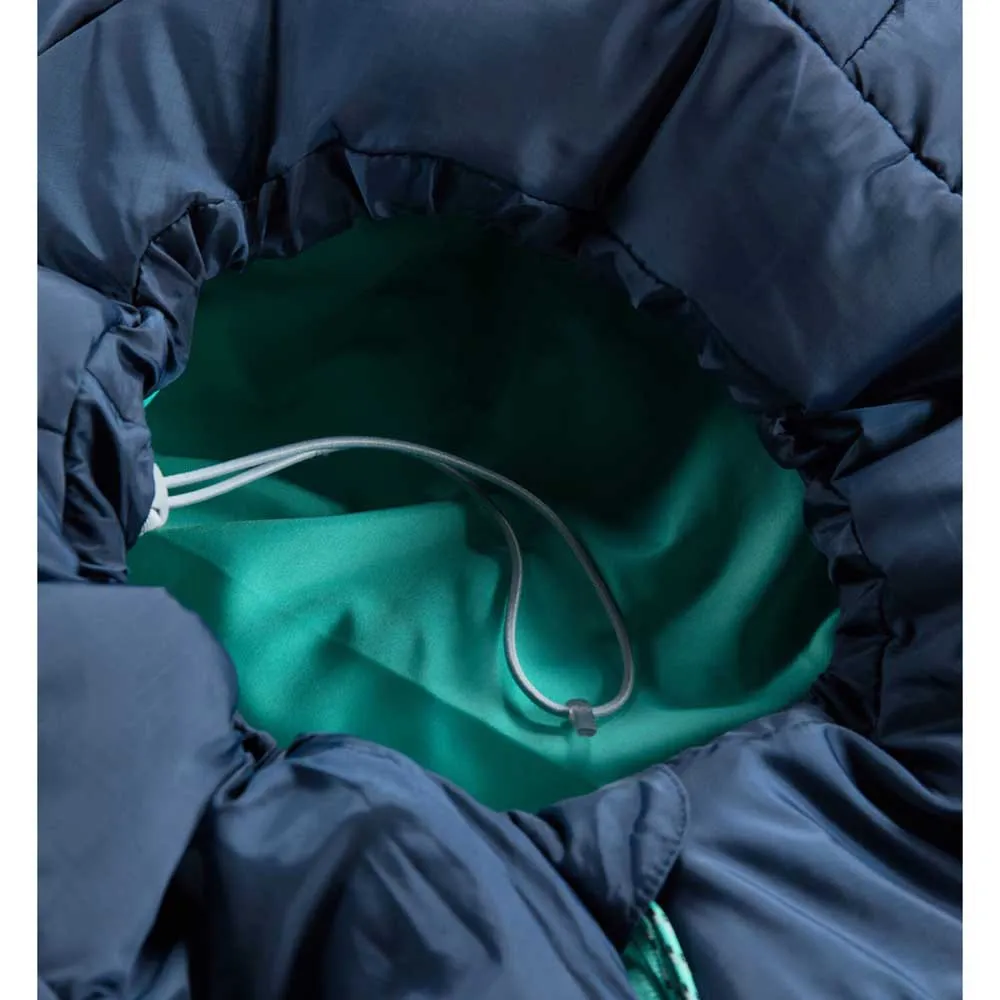 Haglöfs Musca -26ºc Schlafsack, Midnight blue / mint, Left Zipper