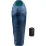 Haglöfs Musca -5ºc Schlafsack, Midnight blue / mint, Left Zipper