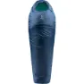 Haglöfs Musca -5ºc Schlafsack, Midnight blue / mint, Left Zipper