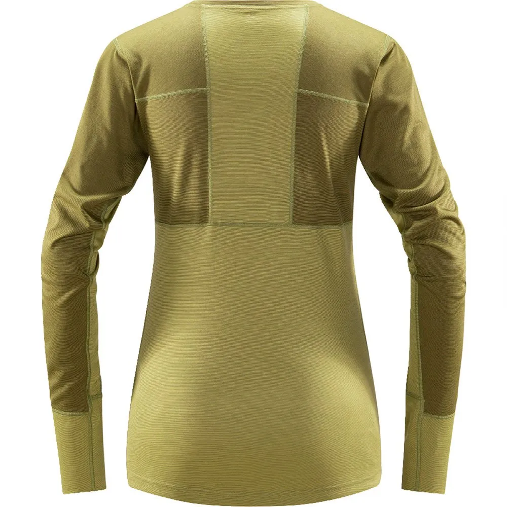 Haglöfs Natural Blend Tech Pullover, Olive green / thyme green Haglöfs Natural Blend Tech Pullover, Olive green / thyme green
